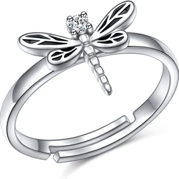 DAOCHONG 925 Sterling Silver Open Animal Rings for Women - Picture 1 of 4